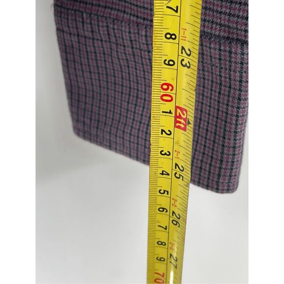 Hugo Boss Button Up Flannel Shirt Men Size Medium‎ Purple Gray Plaid Check - Picture 5 of 10